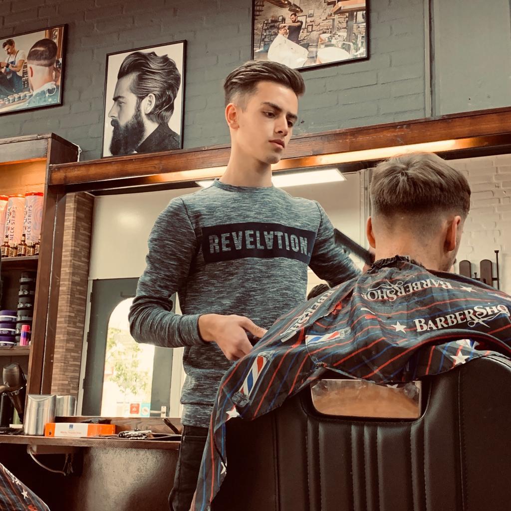 Samer Haboub, barbier bij Herenkapper Drachten